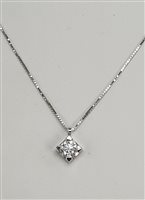 Collar Recarlo Mujer Maria Teresa in Oro blanco Diamante XB350/037